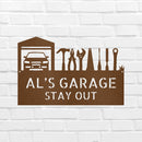 Custom Metal Wall Art - Personalized Garage Sign