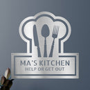 Custom Metal Wall Art - Personalized Kitchen Sign