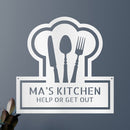 Custom Metal Wall Art - Personalized Kitchen Sign