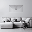 Mountain and Forest Metal Wall Decor