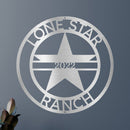 Custom Metal Wall Art - Personalized Star Sign