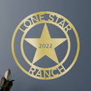 Custom Metal Wall Art - Personalized Texas Sign
