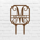 Custom Metal Yard Art - Personalized Garden Stake