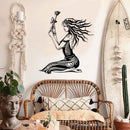 Metal Women Wall Decor