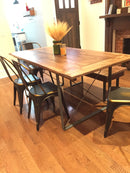 Rustic Industrial Dining Table