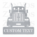 Semi Truck Monogram V3