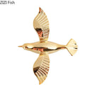 Metallic gold & silver pigeon wall ornaments living room dove statue