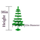 Metallic Green Christmas Tree