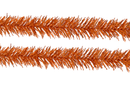 Metallic Orange Tinsel Garland