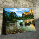 High Noon In Yosemite Print Metal Wall Art – California National Park Scenic Decor