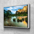 High Noon In Yosemite Print Metal Wall Art – California National Park Scenic Decor