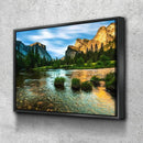 High Noon In Yosemite Print Metal Wall Art – California National Park Scenic Decor