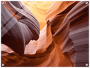 Antelope Canyon Print Metal Wall Art – Arizona Slot Canyon Scenic Wall Decor