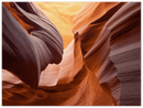 Antelope Canyon Print Metal Wall Art – Arizona Slot Canyon Scenic Wall Decor
