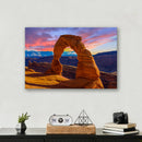 Arches National Park Utah Print Metal Wall Art – Red Rock Desert Scenic Wall Decor