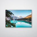 Banff Alternative Print Metal Wall Art – Canadian Rocky Mountain Scenic Wall Decor