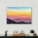 Colorful Mountains Print Metal Wall Art – Vibrant Scenic Landscape Wall Decor