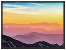 Colorful Mountains Print Metal Wall Art – Vibrant Scenic Landscape Wall Decor