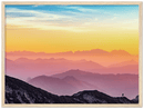 Colorful Mountains Print Metal Wall Art – Vibrant Scenic Landscape Wall Decor