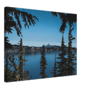 Crater Lake Print Metal Wall Art – Oregon National Park Scenic Nature Decor