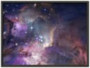 Galactic Print Metal Wall Art – Space Galaxy Cosmic Scenic Wall Decor