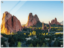 Garden of the Gods Print Metal Wall Art – Colorado Springs Red Rock Scenic Wall Decor