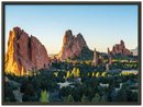Garden of the Gods Print Metal Wall Art – Colorado Springs Red Rock Scenic Wall Decor