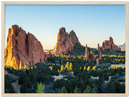 Garden of the Gods Print Metal Wall Art – Colorado Springs Red Rock Scenic Wall Decor