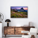 Glacier National Park Montana Print Metal Wall Art – Scenic Mountain Wall Decor
