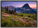 Glacier National Park Montana Print Metal Wall Art – Scenic Mountain Wall Decor
