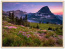 Glacier National Park Montana Print Metal Wall Art – Scenic Mountain Wall Decor