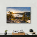 Lake Tahoe Print Metal Wall Art – Sierra Nevada Mountain Lake Wall Decor