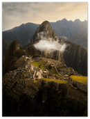 Machu Picchu Print Metal Wall Art – Peru Ancient Ruins Travel Scenic Decor