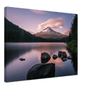 Mount Hood Print Metal Wall Art – Oregon Mountain Pacific Northwest Scenic Decor