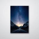 Open Road Print Metal Wall Art – Highway Road Trip Adventure Scenic Decor