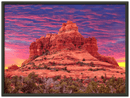 Sedona Print Metal Wall Art – Arizona Red Rock Desert Landscape Wall Decor