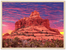Sedona Print Metal Wall Art – Arizona Red Rock Desert Landscape Wall Decor