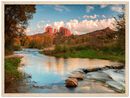 Sedona River Print Metal Wall Art – Arizona Red Rock Canyon Scenic Decor