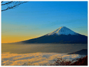Sunrise Mt. Fuji Print Metal Wall Art – Japan Mountain Scenic Travel Decor