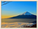 Sunrise Mt. Fuji Print Metal Wall Art – Japan Mountain Scenic Travel Decor