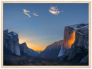Yosemite Firefall Print Metal Wall Art – California National Park Horsetail Falls Decor