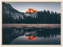 Yosemite Sunset Print Metal Wall Art – California National Park Scenic Decor