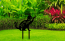 Cat Garden Stake - Metal Art