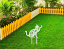 Cat Garden Stake - Metal Art