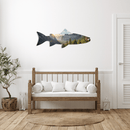 Yosemite Trout Metal Wall Art – Fishing National Park Wall Decor