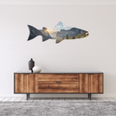 Yosemite Trout Metal Wall Art – Fishing National Park Wall Decor
