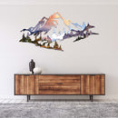Yosemite Basin Mountain Range View Metal Wall Art – National Park Home Decor