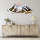 Yosemite Basin Mountain Range Metal Wall Art – California National Park Scenic Decor