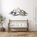 Yosemite Mountain Range Metal Wall Art – California National Park Scenic Decor
