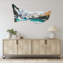 Banff National Park Metal Wall Art – Canadian Rocky Mountain Wall Decor